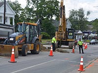 Installing Drainage Infrastructure Main @ Walcott